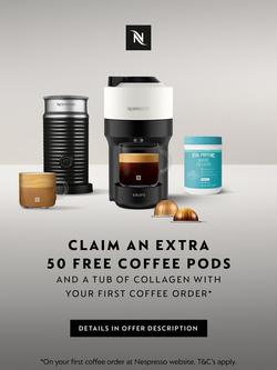 Nespresso Vertuo Barista Bundle Pop Coffee Machine by KRUPS with Milk Frother & Mugs, White - view 2, White