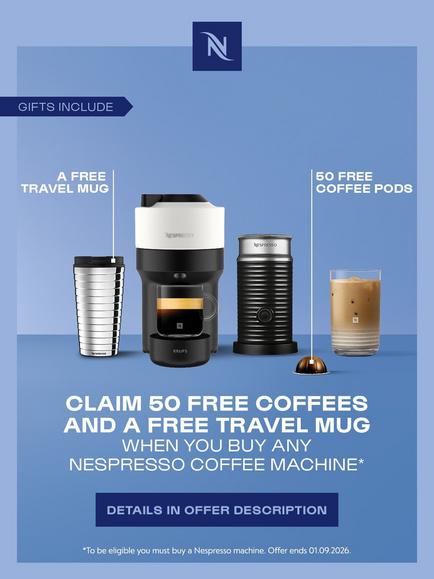 Nespresso Vertuo Barista Bundle Pop Coffee Machine by KRUPS with Milk Frother & Mugs, White - view 2, White