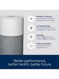 Blueair Blue Pure 511 Air Purifier, White/Grey