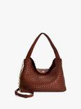 Dune London Deliberate Woven Shoulder Bag, Tan