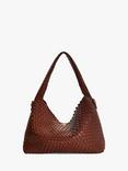 Dune London Deliberate Woven Shoulder Bag, Tan