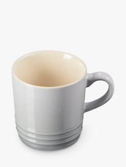 Le Creuset Stoneware Espresso Mug, 100ml - view 2, Mist Grey