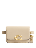 Coach Leather Mini Belt Gold Hardware Bag, B4/Ivory