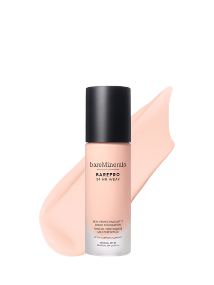 bareMinerals BAREPRO™ 24HR Matte Comfort Liquid Foundation Mineral SPF20, Fair 05 Cool