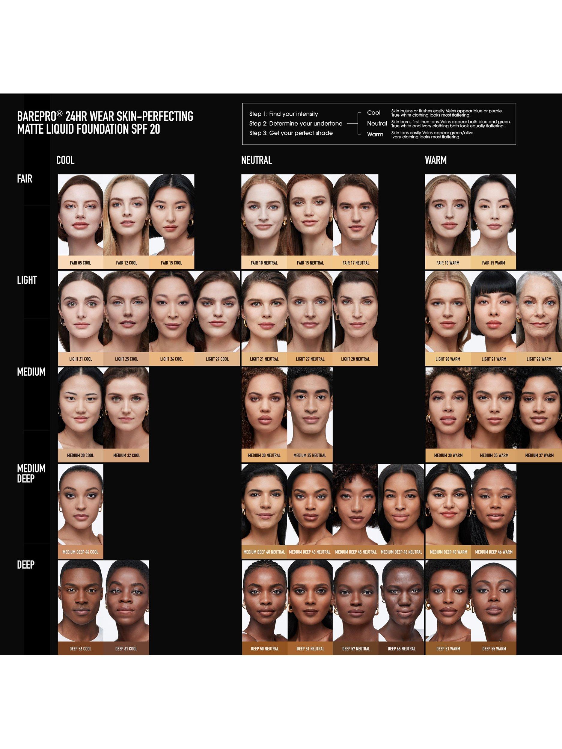 Product image 8 of 8, which shows bareMinerals BAREPRO™ 24HR Matte Comfort Liquid Foundation Mineral SPF20, Medium 30 Warm