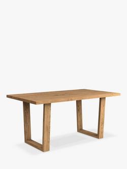 John Lewis Albury Fixed Dining Table, Straight Edge, Solid Oak Natural Oil, Oak