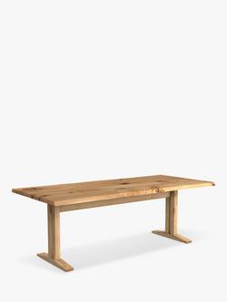 John Lewis Lake Fixed Dining Table, Natural, Oak