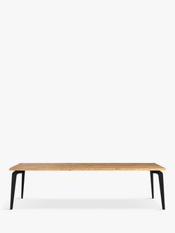 John Lewis Reigate Fixed Dining Table, Natural Edge, Solid Oak Natural Oil - view 2, Oak