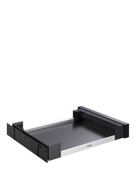 BLANCO Flat Drawer for Hinged Door Kitchen Cabinets, Dark Grey, 