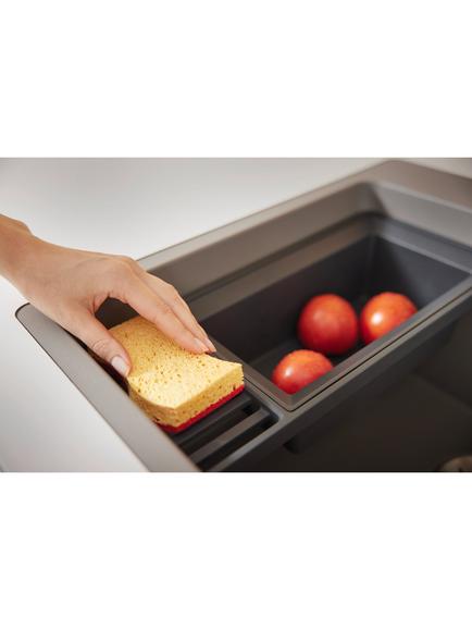 BLANCO 2-in-1 Kitchen Sink Colander & Drainer, Dark Grey - view 2, 