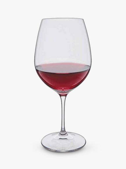 Dartington Crystal Wine Master Burgundy Wine Glass, Set of 2, 650ml, Clear - view 2, Clear
