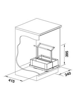BLANCO Portable Kitchen Storage Caddy, Double, Dark Grey - view 2, 