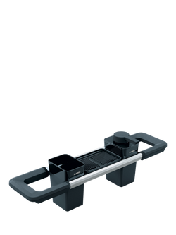 BLANCO Kitchen Sink Organiser & Container Set, 4 Piece, Dark Grey, 