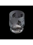 Dartington Crystal Aspect Cycling Etched Glass Tumbler, 350ml, Clear