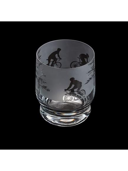 Dartington Crystal Aspect Cycling Etched Glass Tumbler, 350ml, Clear, Clear
