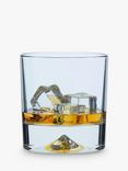 Dartington Crystal Dimple Double Old Fashioned Glass Tumbler, 285ml, Clear