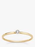 Dinny Hall Forget Me Not 9ct Yellow and White Gold Tiny Diamond Ring