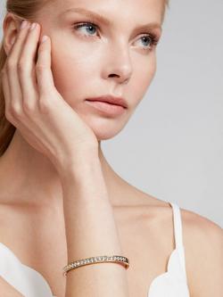 Ted Baker Clemara Crystal Hinge Bangle - view 2, Gold