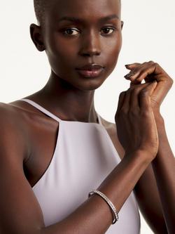 Ted Baker Clemara Crystal Hinge Bangle - view 2, Silver