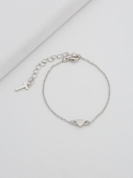 Ted Baker Harsaa Tiny Heart Adjustable Bracelet, Silver