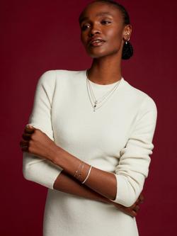 Ted Baker Harsaa Tiny Heart Adjustable Bracelet - view 2, Silver