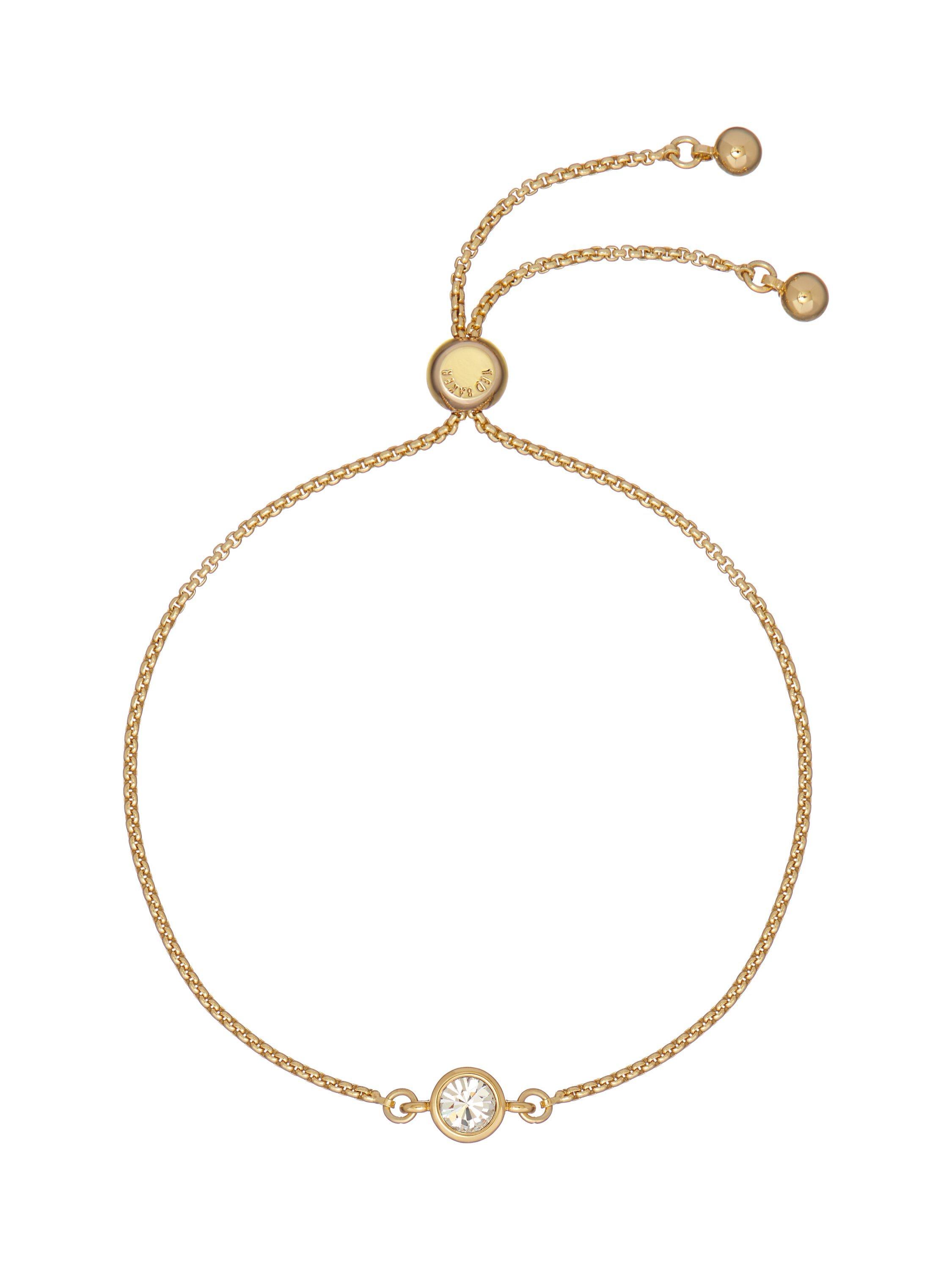 Ted Baker Sarsaa Crystal Adjustable Bracelet, Gold