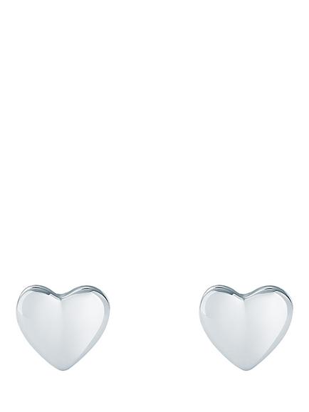 Ted Baker Harly Tiny Heart Stud Earrings, Silver