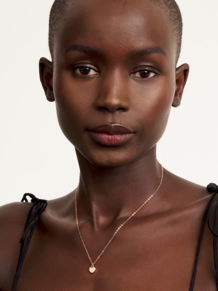 Ted Baker Hara Tiny Heart Pendant Necklace, Rose Gold