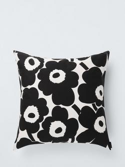 Marimekko Pieni Unikko Cushion - view 2, Black