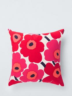 Marimekko Pieni Unikko Cushion, Red