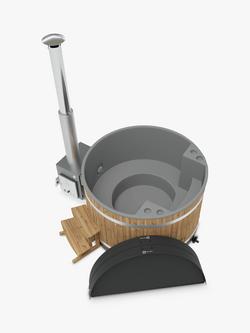 Kirami Family M Wood Fired MACU Heater Hot Tub/Ice Bath, Thermowood, 2-4 Person - view 2, Thermowood