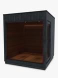 Kirami FinVision Misty Lounge M with Right-Side Door, Black