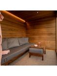 Kirami FinVision Misty Lounge M with Right-Side Door, Black