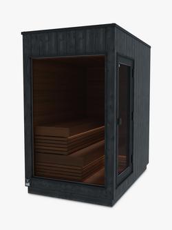 Kirami FinVision Electric Misty Sauna, Small, Black, Black