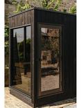 Kirami FinVision Electric Nordic Misty Sauna, Small, Black