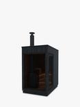 Kirami FinVision Wood-Fired Misty Sauna, Small, Black