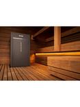 Kirami FinVision Electric Nordic Misty Sauna, Large, Black