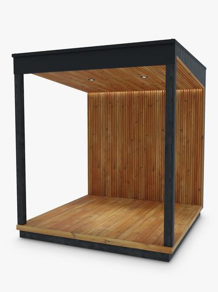 Kirami FinVision Misty Terrace, Medium, Black, Black