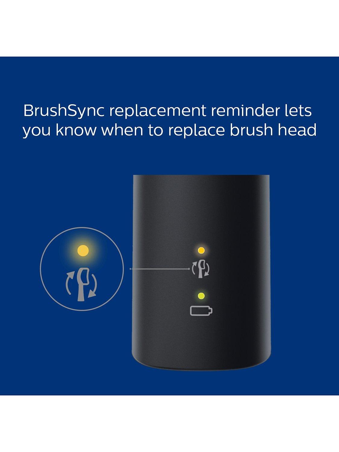 Product image 8 of 9, which shows Philips Sonicare HX9054/33 G3 Premium Gum Care Replacement Toothbrush Heads, Pack of 4, Black