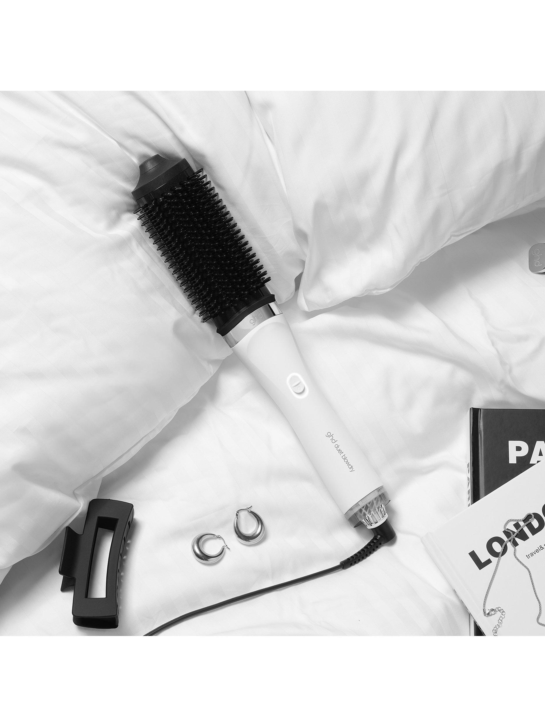 Product image 9 of 9, which shows ghd Duet Blowdry Hair Dryer Brush, White