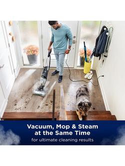 BISSELL CrossWave® HydroSteam™ Pet Select Vacuum Cleaner, Black/Silver/Lime - view 2, Black/Silver/Lime