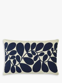 Orla Kiely Sycamore Stripe Cushion, Blue