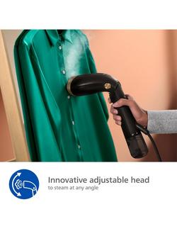 Philips STH7060 7000 Series 2-in-1 Handheld Steamer, Black - view 2, Black