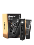 The Lawn Mower 3.0 Plus Essentials Kit, Electric Body Hair Trimmer Shaving Set, Black