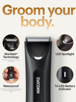 The Lawn Mower 3.0 Plus Essentials Kit, Electric Body Hair Trimmer Shaving Set, Black - view 2, Black