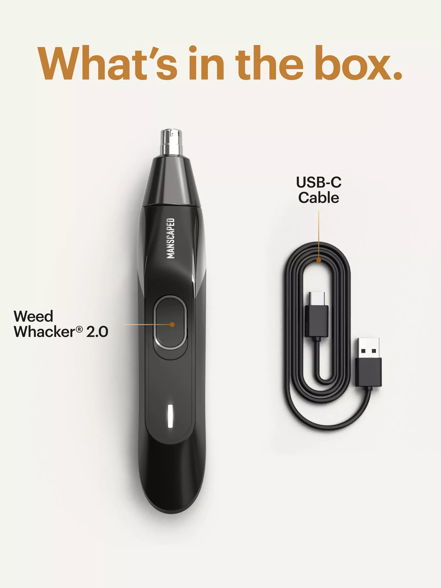 Buy MANSCAPED® Weed Whacker® 2.0 Electric Nose & Ear Hair Trimmer 7 000 Rpm Precision Tool With Rechargeable Battery Wet Dry Easy To Clean - View #6