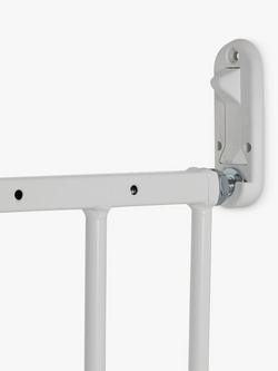 BabyDan No Trip Wall-Mounted Single Panel Safety Gate, 72-78.5cm, White - view 2, White