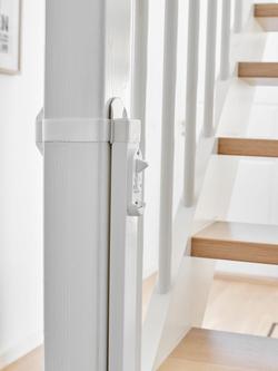 BabyDan Staircase Adapter for Safety Gates, White - view 2, White