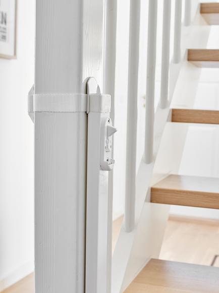 BabyDan Staircase Adapter for Safety Gates, White - view 2, White