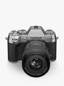 Fujifilm X-T50 Compact System Camera with XF 16-50mm Lens, 6K/4K Ultra HD, 40.2MP, Bluetooth, OLED EVF, 3” LCD Tilting Touch Screen - view 2, Silver